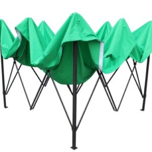 Усилена Сгъваема ШАТРА тип ХАРМОНИКА 3х3м - Градинска Тента