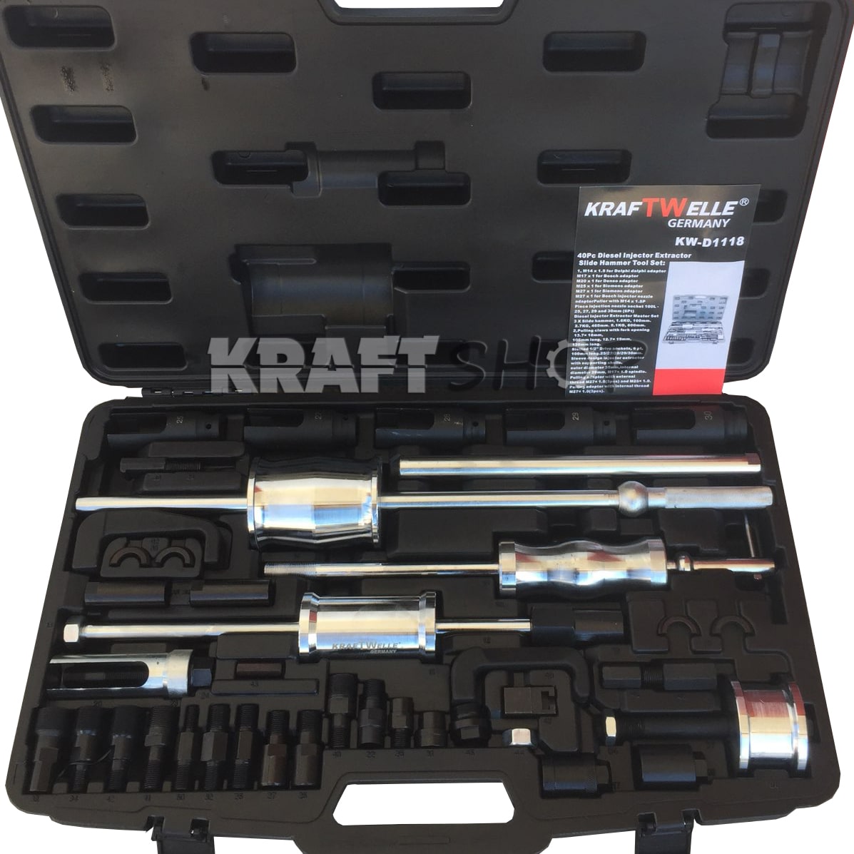 К-т обратен чук за вадене на дюзи 40ч Накрайници за дизелов инжектори