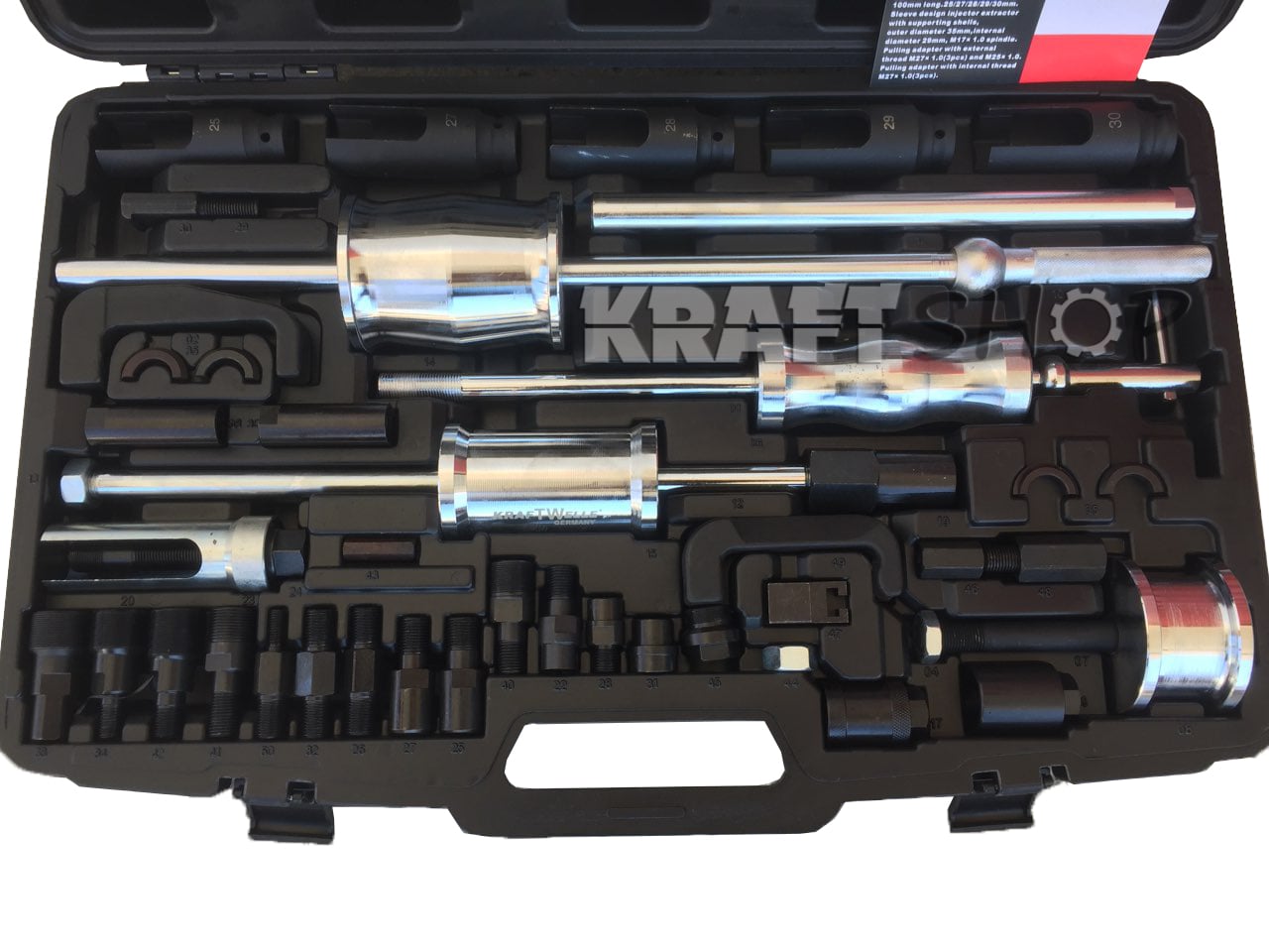 К-т обратен чук за вадене на дюзи 40ч Накрайници за дизелов инжектори