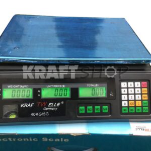 Платформен електронен кантар до 40кг KraftWelle