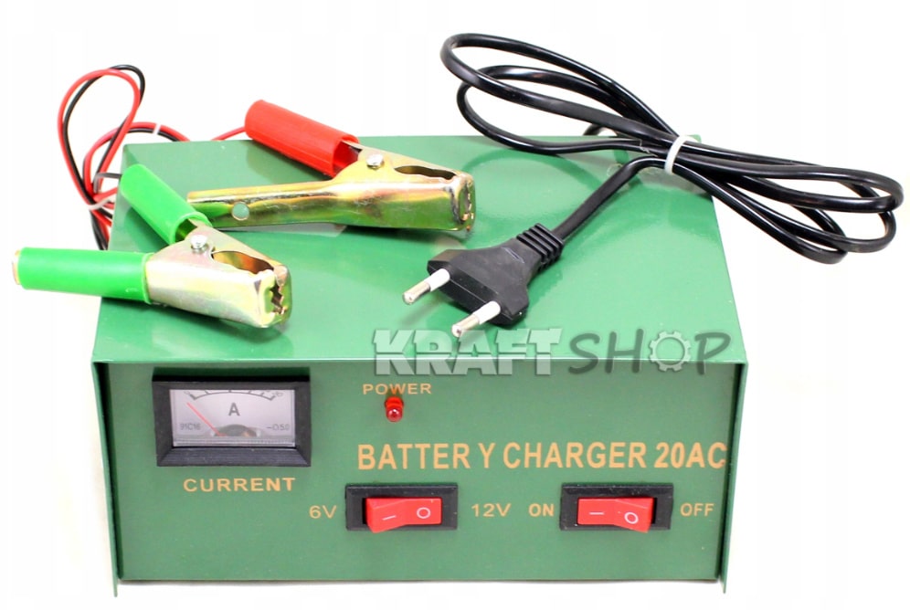 Зарядно устройство за акумулатор 20 AMP за автомобил