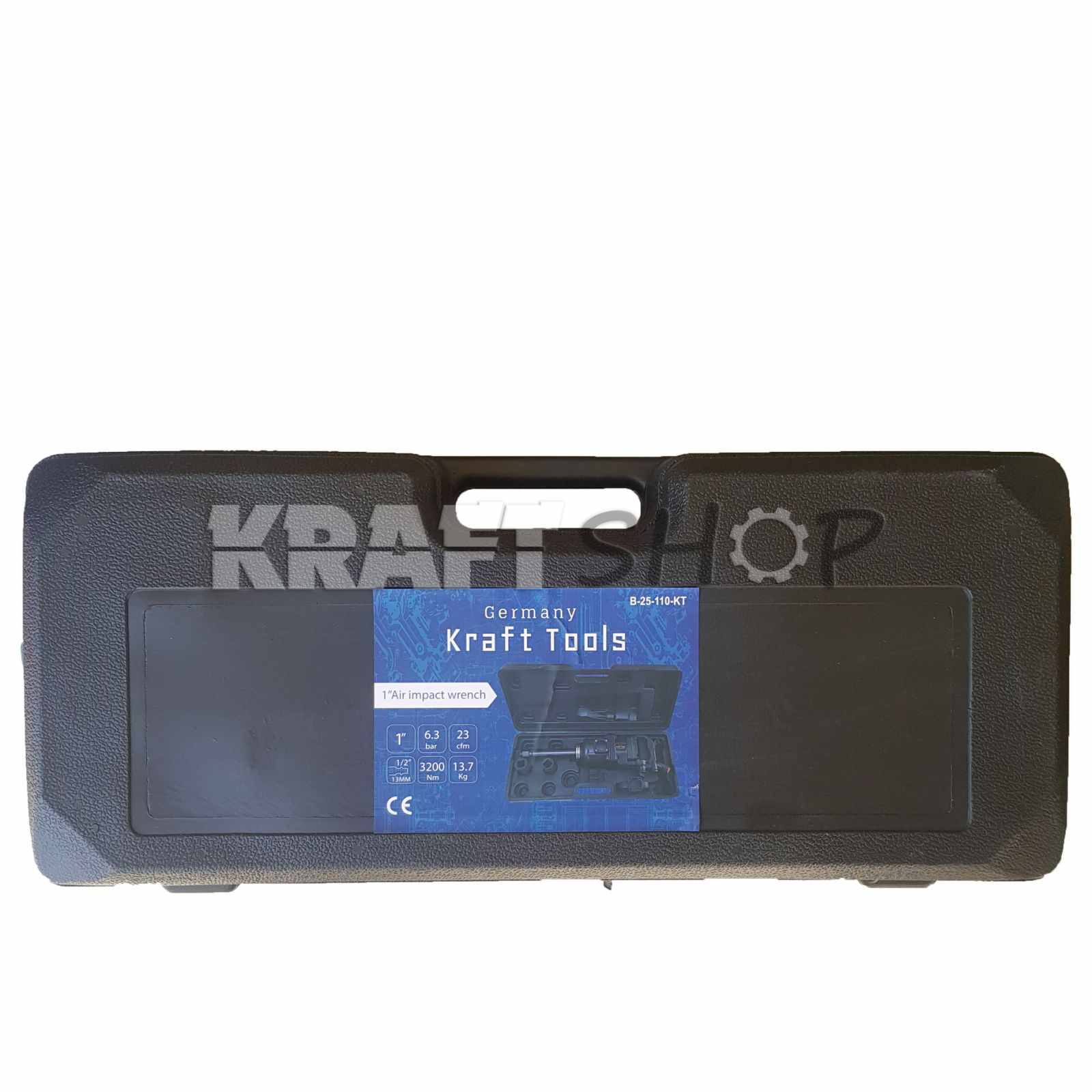 Пневматичен професионален гайковерт 1цол KraftWorld- 3200 Nm