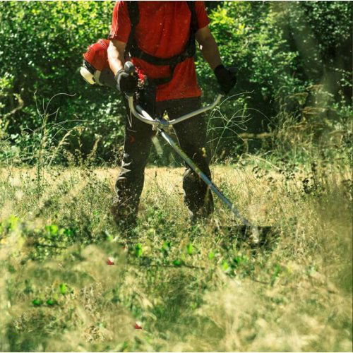 Четиритактов бензинов тример на KraftWorld / Моторна косачка за трева и храсти