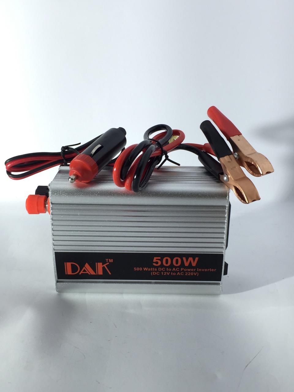 Инвертор на напрежение DAK 500w 12V,24V/220V