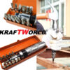 Отвертка ударна KraftWorld в метална кутия 13части