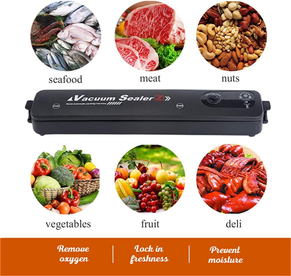 Машина за вакyумиране и запечатване на храни Vacuum Sealer