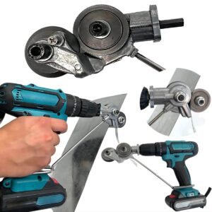 Приставка за Рязане на Метал KraftWorld за винтоверт + дръжка