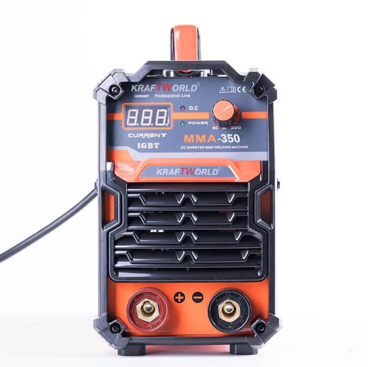 Инверторен Електрожен 350А с куфар KraftWorld -
