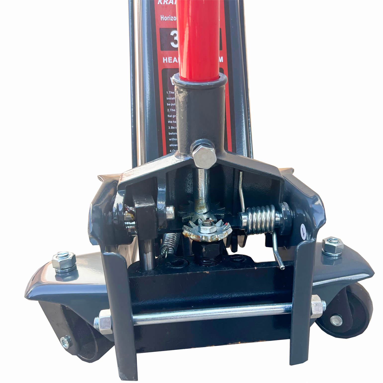 Нископрофилен хидравличен крик тип крокодил KraftWorld 3т 140-460 мм