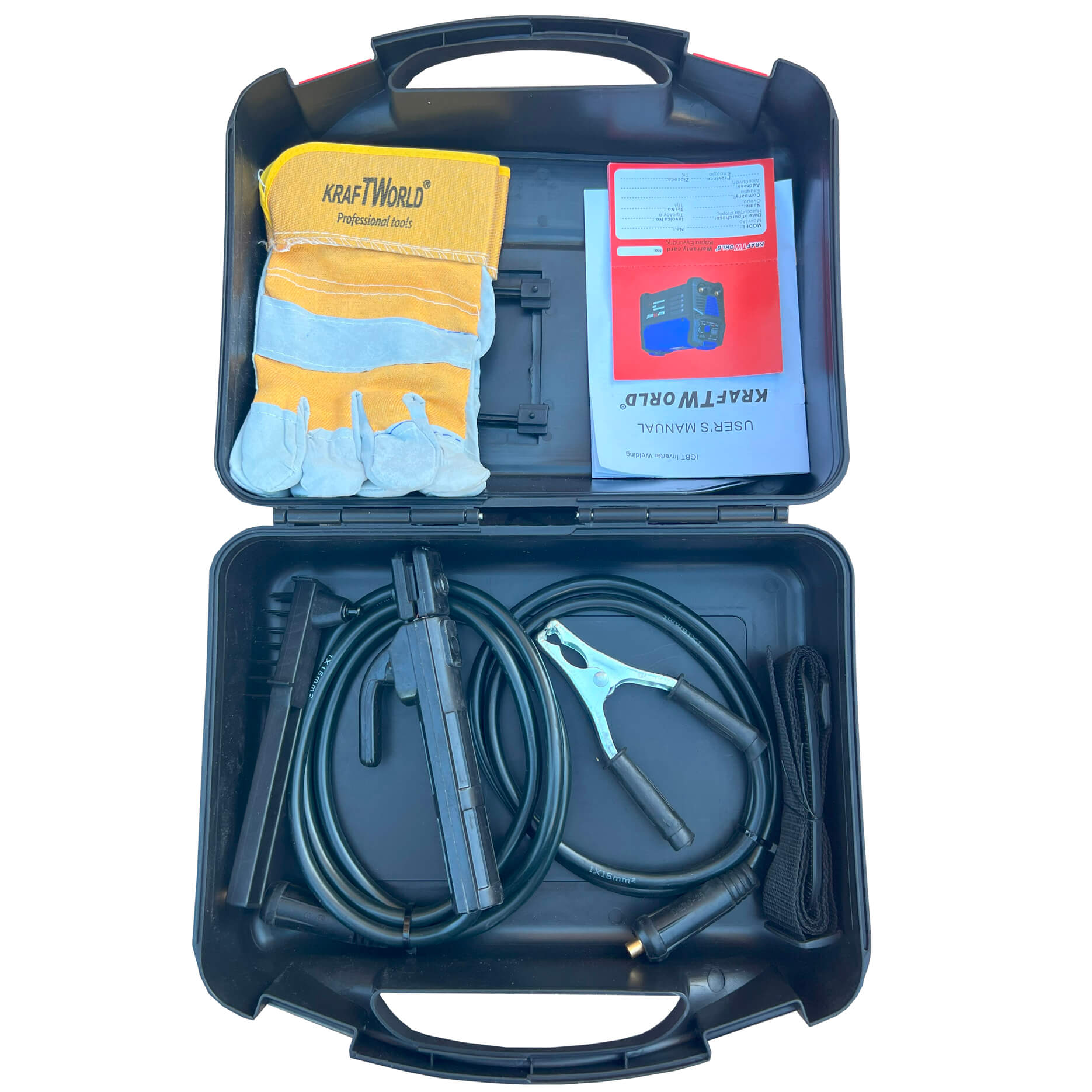 Инверторен Електрожен 400А KraftWorld с Дисплей и Куфар + Подаръци