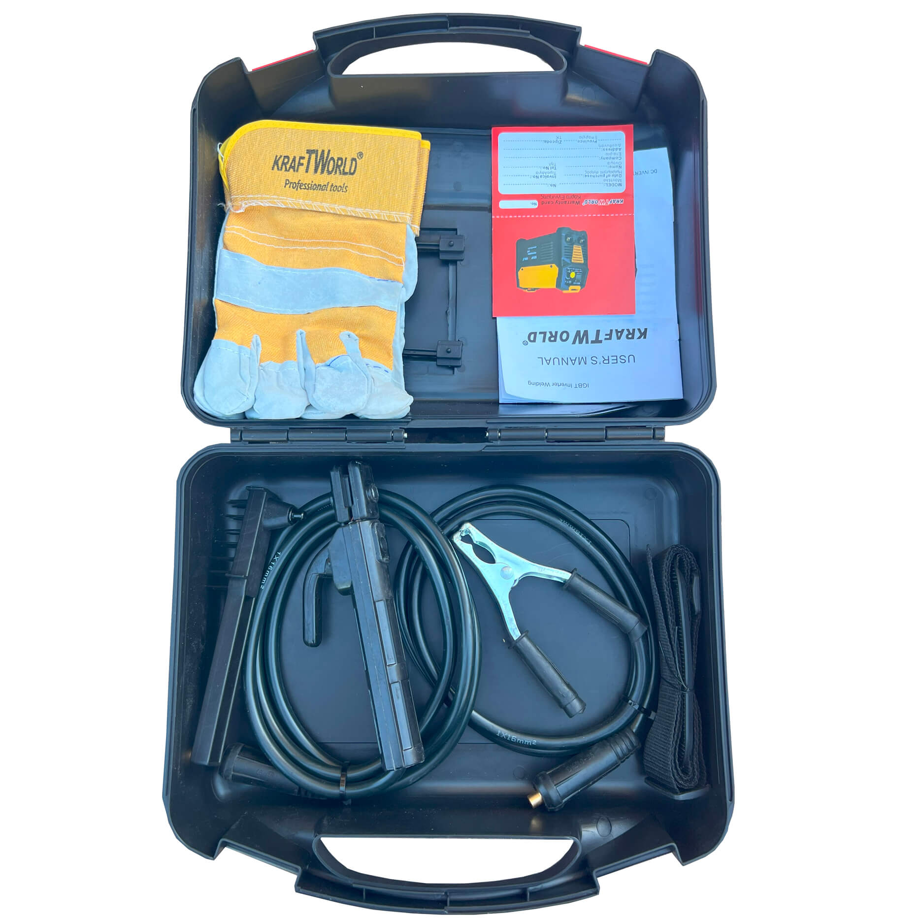 Инверторен Електрожен 400А KraftWorld с Дисплей и Куфар + Подаръци