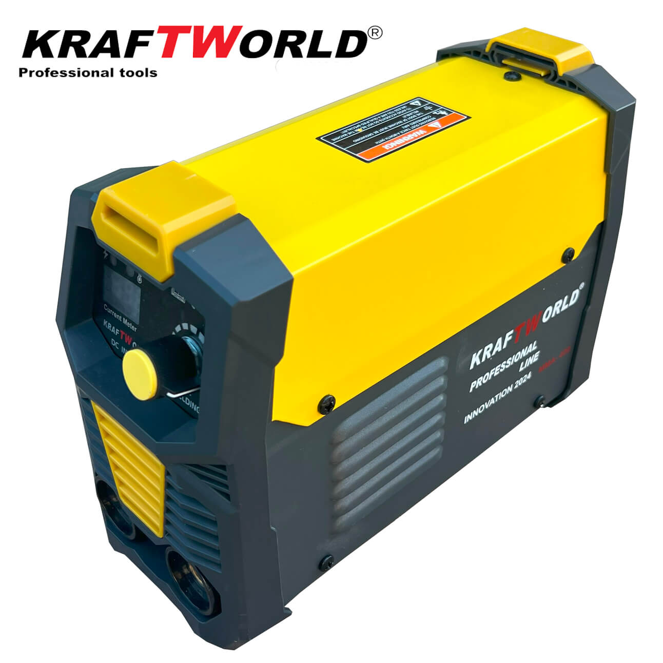 Инверторен Електрожен 400А KraftWorld с Дисплей и Куфар + Подаръци