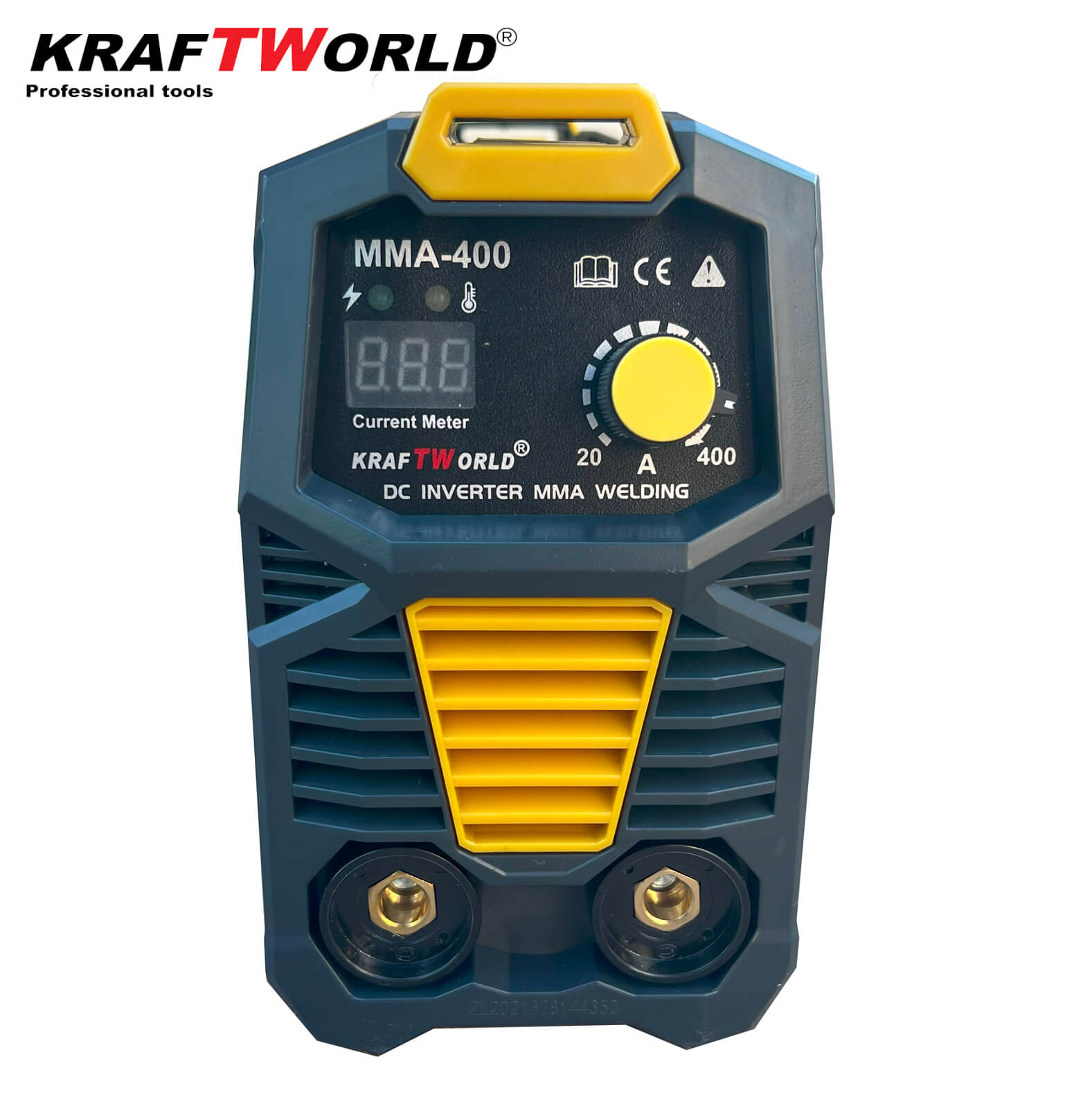 Инверторен Електрожен 400А KraftWorld с Дисплей и Куфар + Подаръци