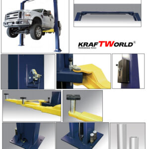 Професионален Двуколонен подемник с капацитет 5000 кг