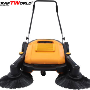 Механична машина за метене KraftWorld с 45л контейнер и 105см ширина