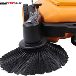 Механична машина за метене KraftWorld с 45л контейнер и 105см ширина