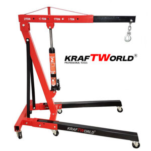 Хидравличен Кран за Двигатели KraftWorld тип Жираф, 2 тона, 4позиции