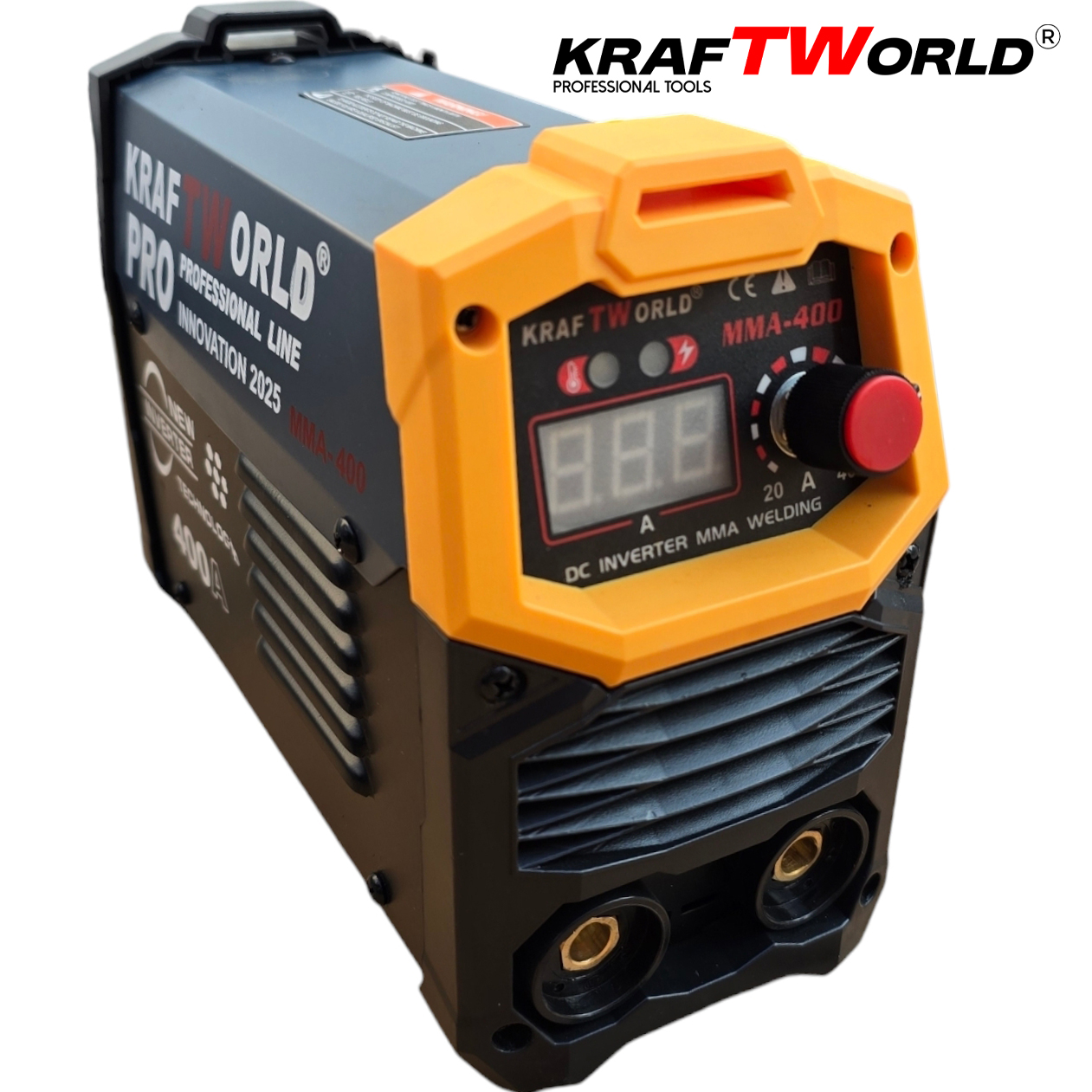 Инверторен Електрожен KraftWorld с Дисплей и Куфар