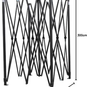 Усилена Сгъваема ШАТРА тип ХАРМОНИКА 3х3м - Градинска  Тента