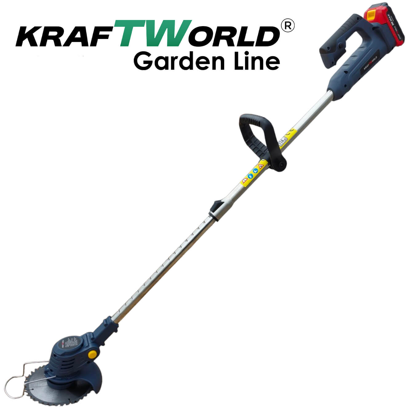 Акумулаторен сет 3в1: Тример, Ножица и Резачка 15 и 20см шини, допълнителни приставки и резервен нож