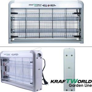 Мощна инсектицидна лампа KraftWorld 40W – Защита до 80 м² - UV лампа против комари и мухи