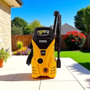 DENZEL водоструйка 1400W, 105 bar, 5 м кабел – за дома и двора