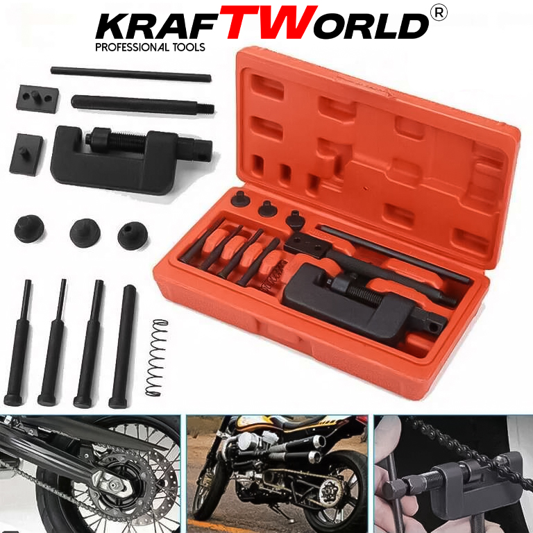 Комплект за разглобяване и занитване на вериги KraftWorld