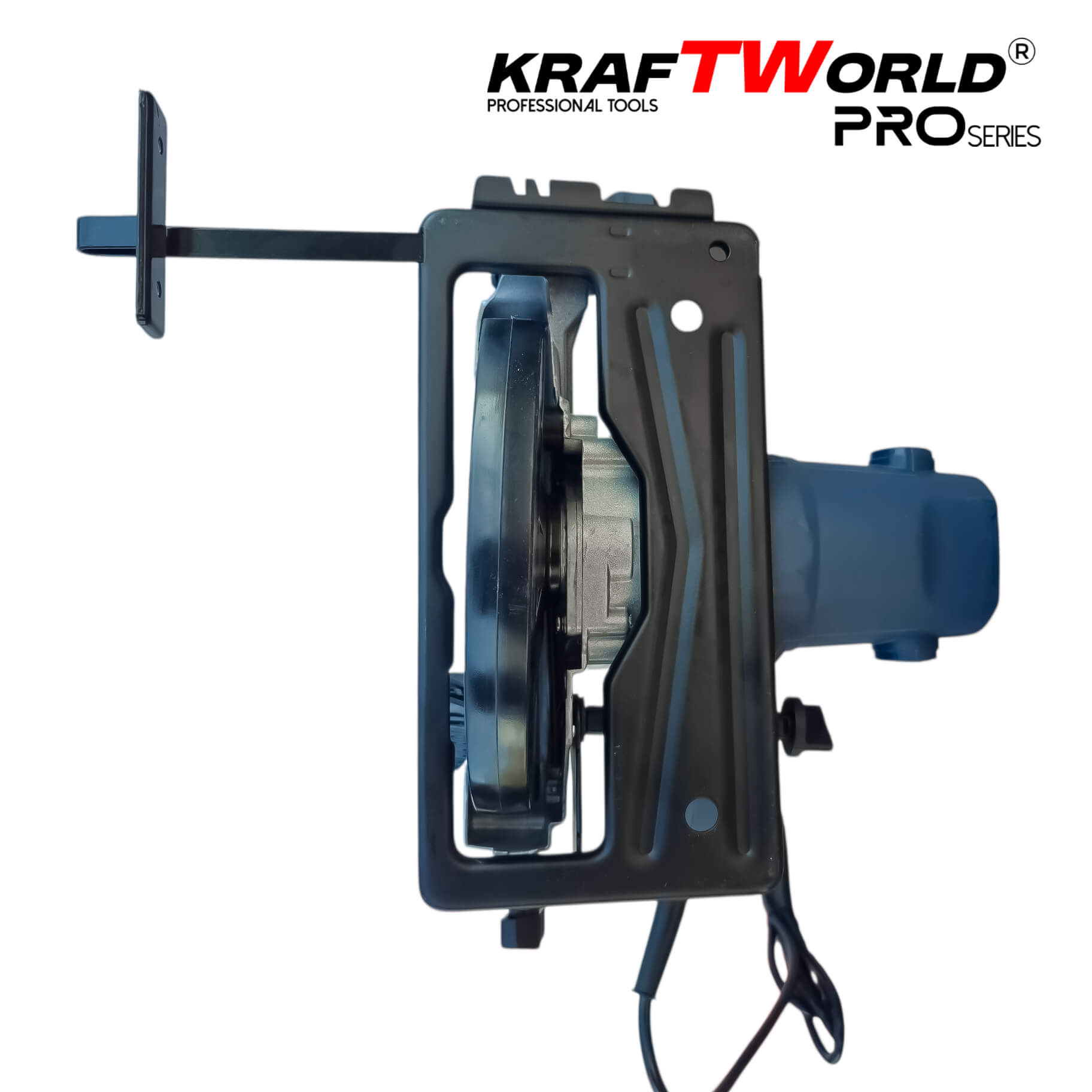 Ръчен Циркуляр за дърво KraftWorld PRO 1600W,диск 190mm, регулируем ъгъл 45°