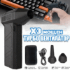 Турбо вентилатор X6 с батерия 6000mAh – мощен Jet вентилатор 140000 об/мин