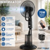 Вентилатор с водна мъгла и дистанционно KraftWorld Home 16”